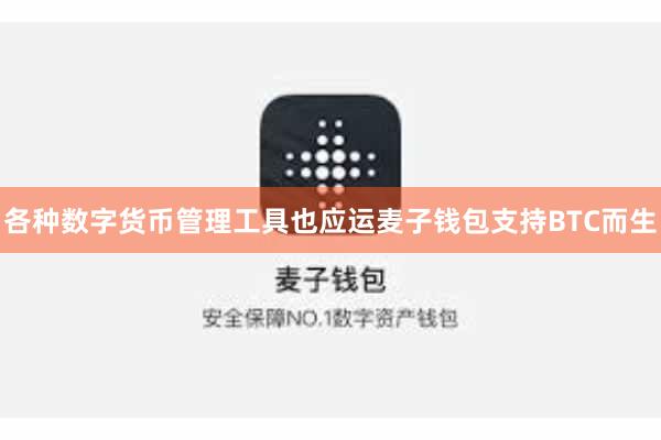 各种数字货币管理工具也应运麦子钱包支持BTC而生