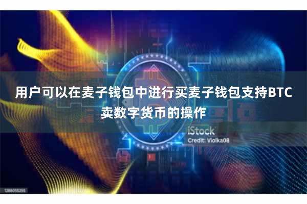 用户可以在麦子钱包中进行买麦子钱包支持BTC卖数字货币的操作