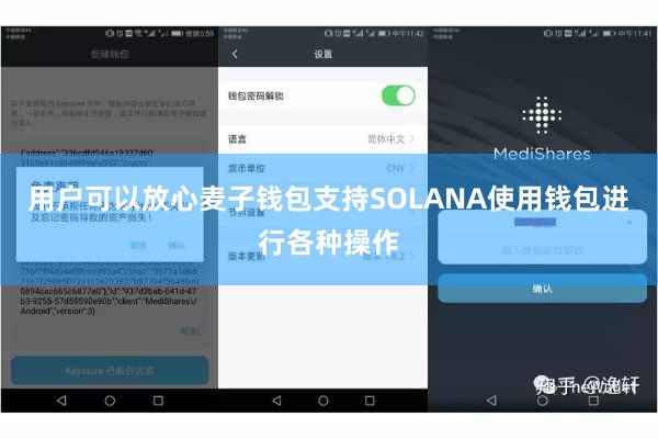用户可以放心麦子钱包支持SOLANA使用钱包进行各种操作
