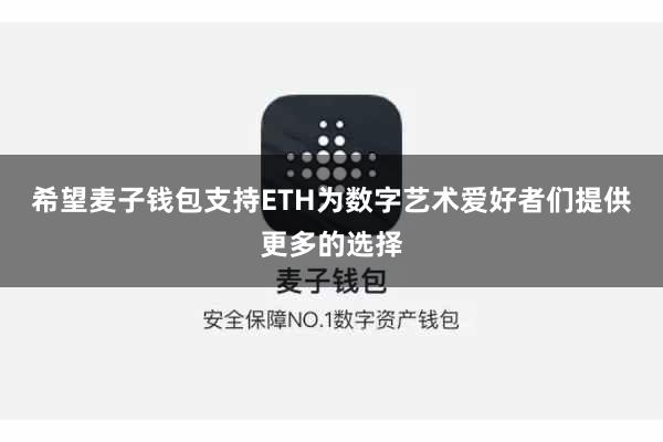 希望麦子钱包支持ETH为数字艺术爱好者们提供更多的选择