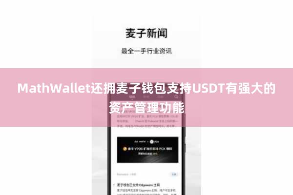 MathWallet还拥麦子钱包支持USDT有强大的资产管理功能